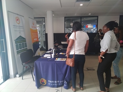 NEI Exhibits the SOLTRAIN+ Project at the Ongwediva Annual Trade Fair and at the NUST Post-Graduate Open Day