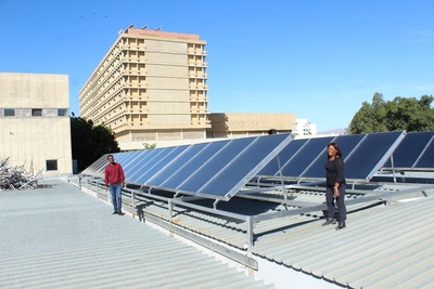 Katutura State Hospital maternity ward meets all its hot water needs from solar