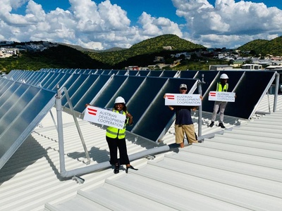 Lady Pohamba Private Hospital installs Namibia's largest pumped solar water heating system